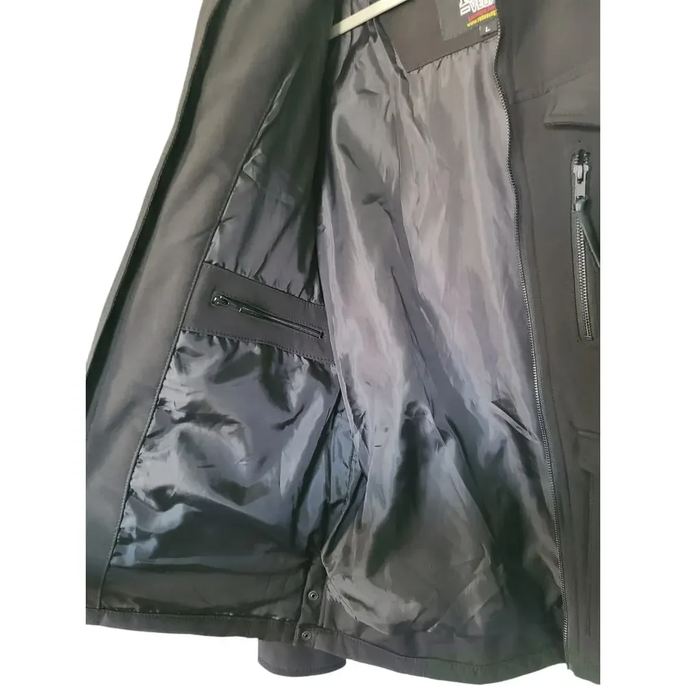 Rodeo Vegas Limited Edition NFR Sponsor Softshell Jacket Black Men's Size Large